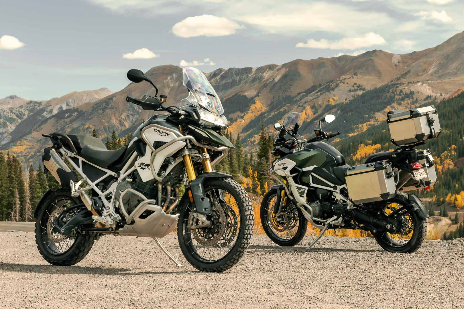 Triumph Tiger 1200 Rally Pro et Rally Explorer Révélée Equipment